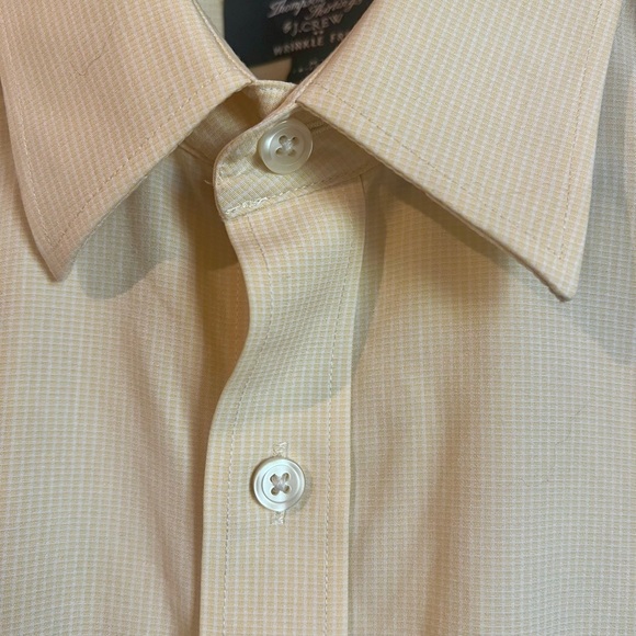 J Crew Thompson Wrinkle Free 80’s 2-Ply Button Down Shirt Mini Gingham Size M - Picture 6 of 12